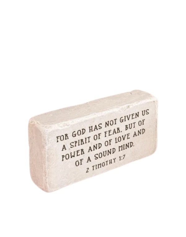 Stone Block-2 Timothy 1:7