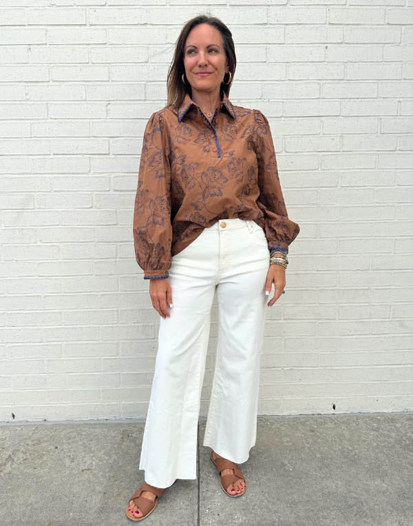 Meg High Rise Wide Leg Jean