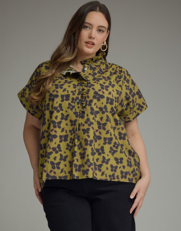 Mazzy Butterfly Blouse- Extended Sizes