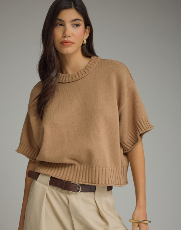 Crop Pullover Sweater