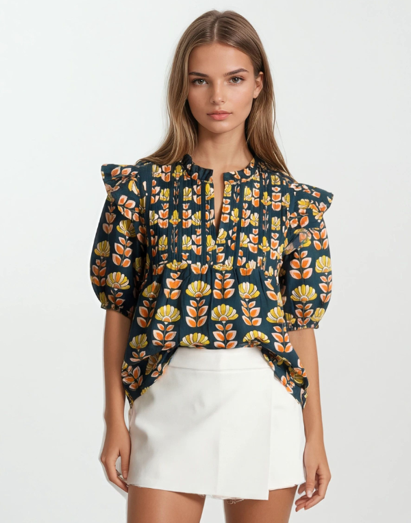 Nora Retro Blouse