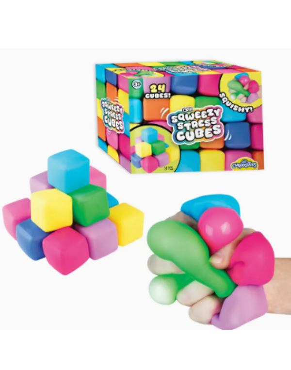 Sqweezy Stress Cubes