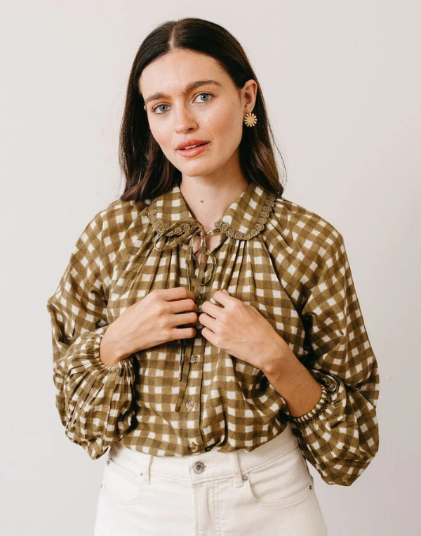 Willa Gingham Top