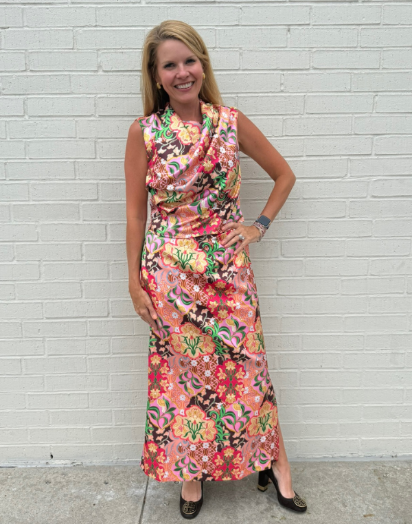 Garden Party Cowl Neck Set