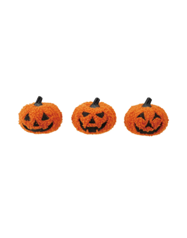 Fabric Boucle Jack-o-Lantern