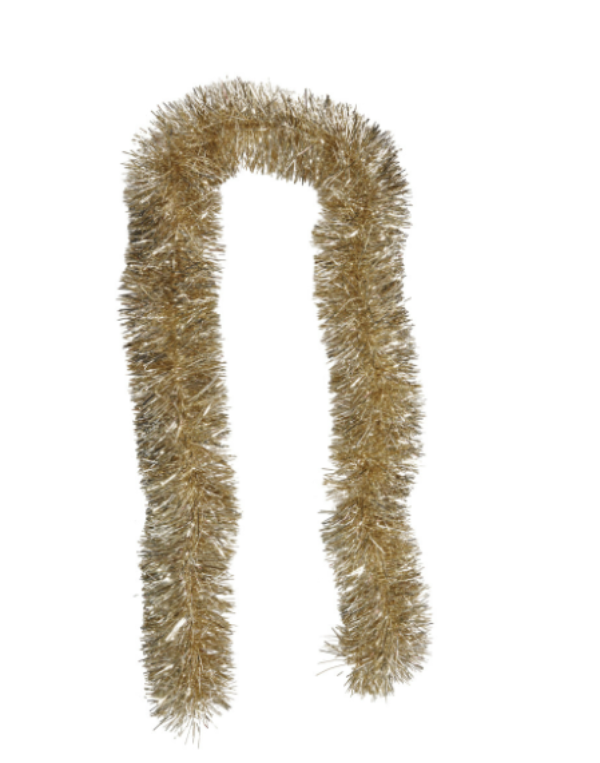 Gold/Silver Finish Tinsel Garland