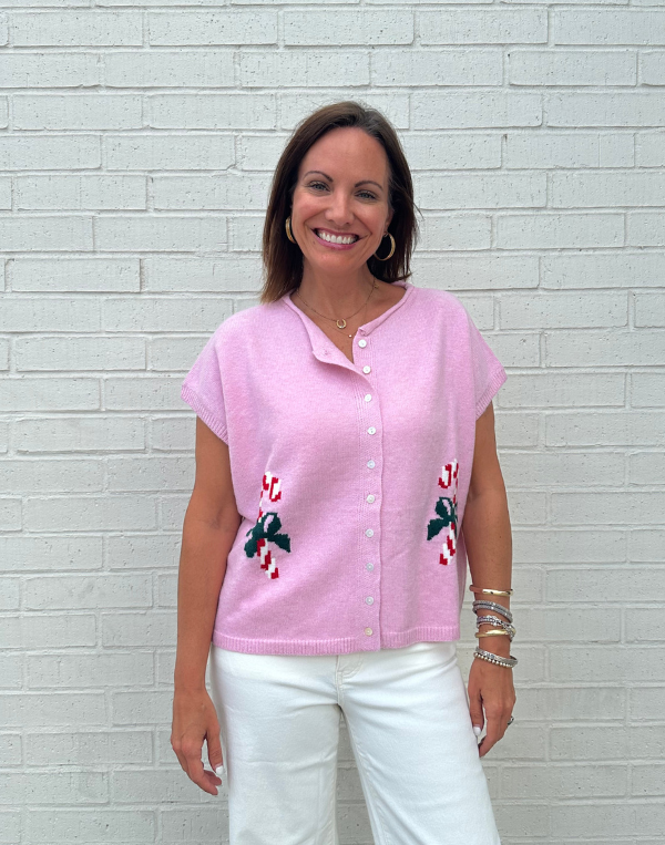 Candy Cane Cardigan