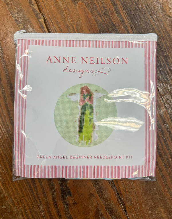 Anne Nielson Green Angel Needlepoint Kit