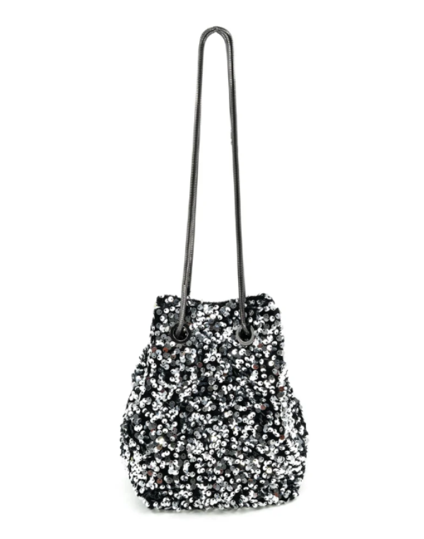 Bling Night Bag-Silver