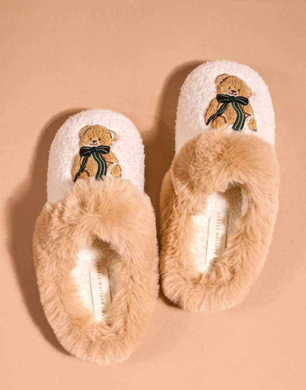 Slippers- Teddy Bear Theo