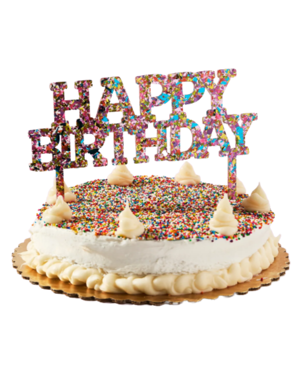 Happy Birthday Cake Topper