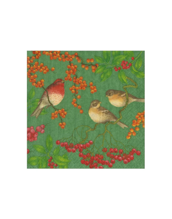 Birds and Berries Cocktail Napkins