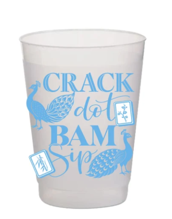 Blue Crack Dot Bam Frost Flex Cups