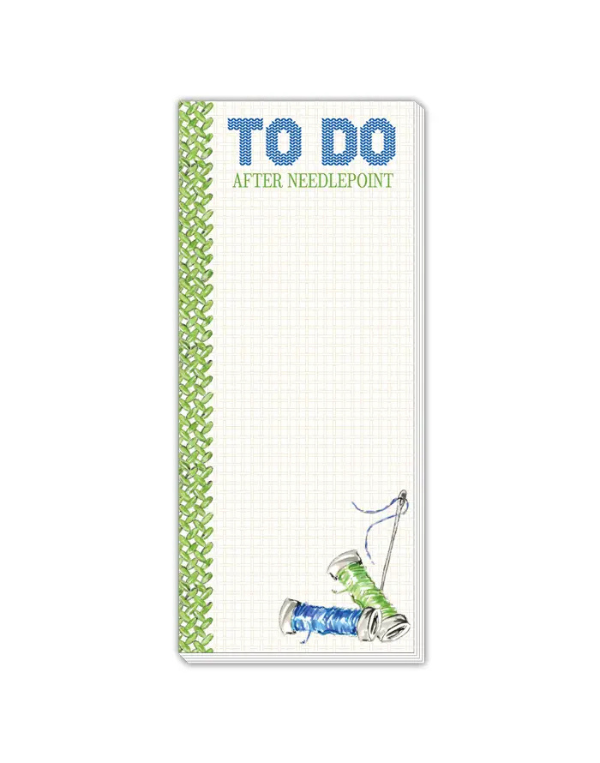 To Do After Needlepoint Skinny Pad