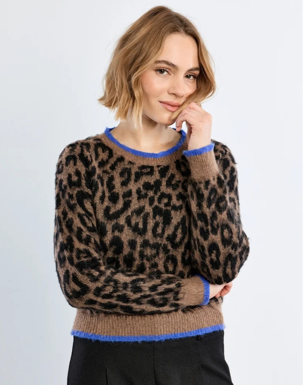 Amelia Leopard Sweater