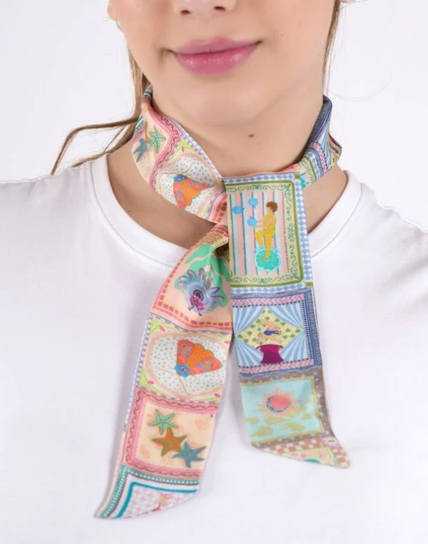 Peach Tilly Scarf