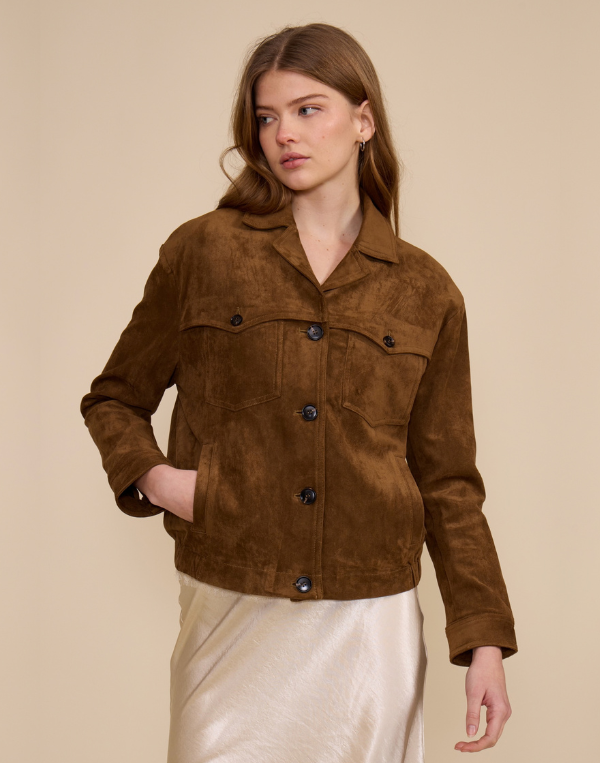 Henry Faux Suede Jacket