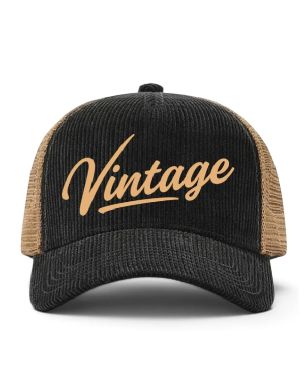 Corduroy "Vintage" Trucker Hat
