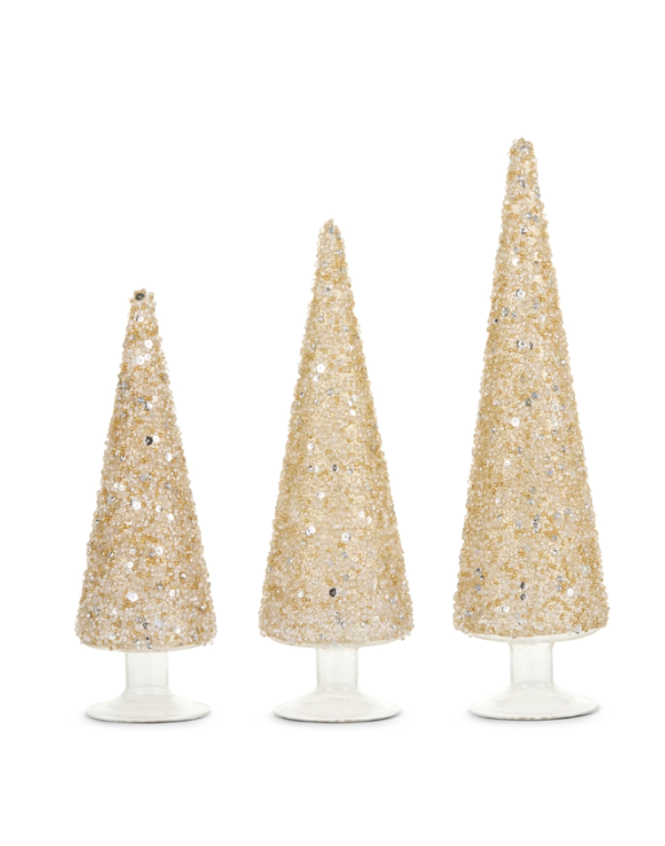 Gold Glitter Trees