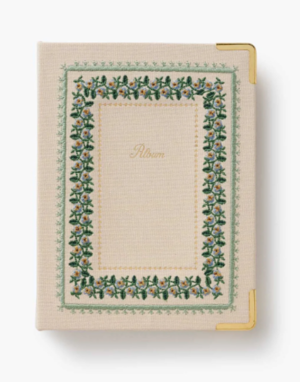 Portico Embroidered Small Photo Album