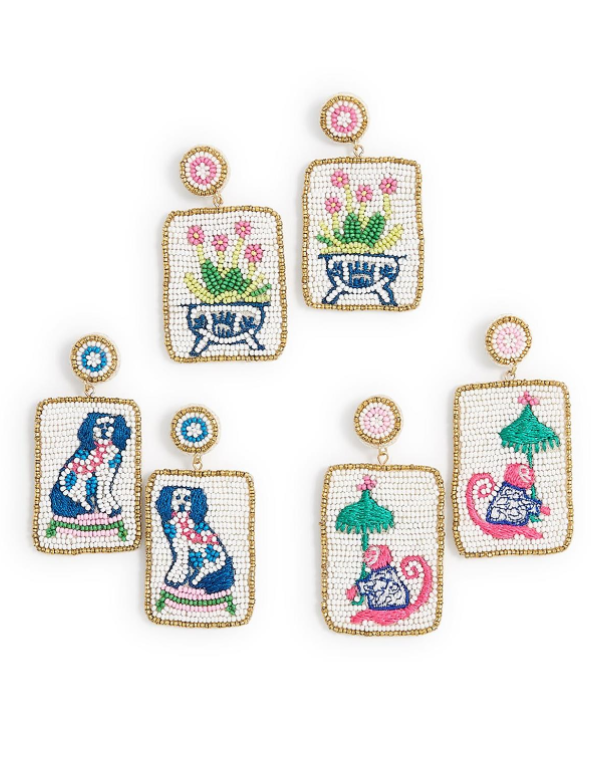 Mahjong Earrings