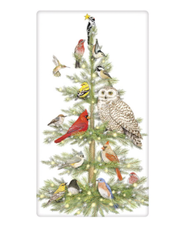 Owl Tree Bagged Towel