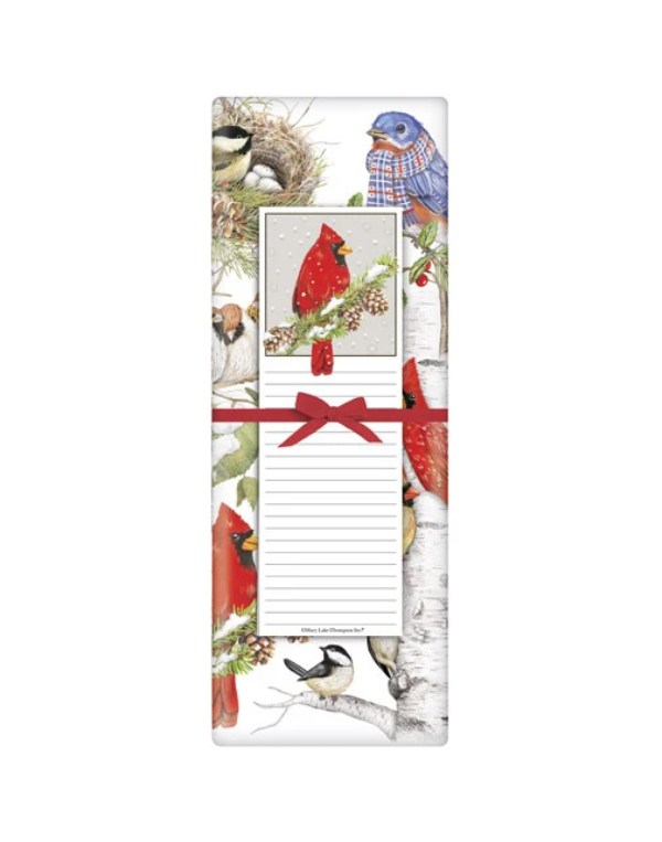 Winter Birds Notepad Set