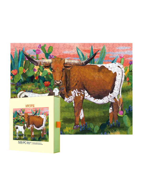 Longhorns 500 Piece Puzzle