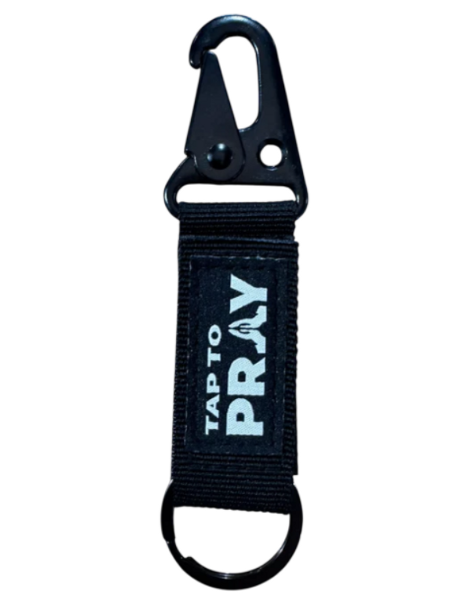 Tap to Pray - Tactical Carabiner Keychain Tap to Pray - Tactical Carabiner Keychain