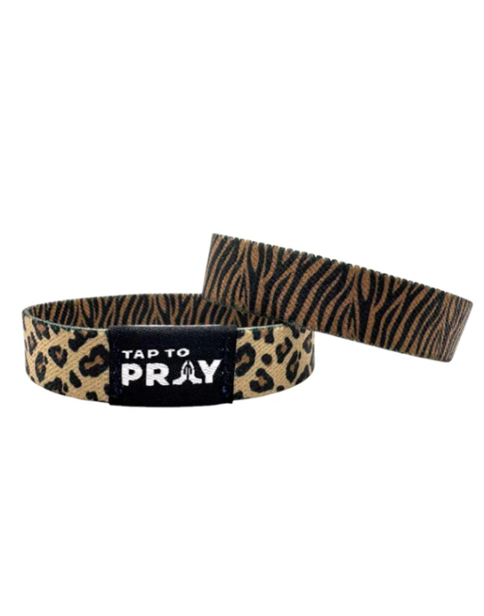Tap To Pray Bracelet - Safari Leopard Tap To Pray Bracelet - Safari Leopard