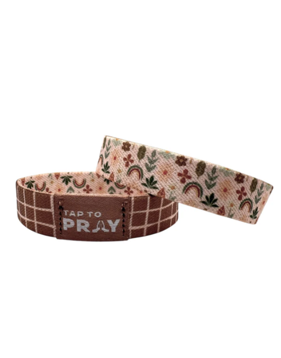 Tap to Pray Bracelet - Prairie Plaid Tap to Pray Bracelet - Prairie Plaid