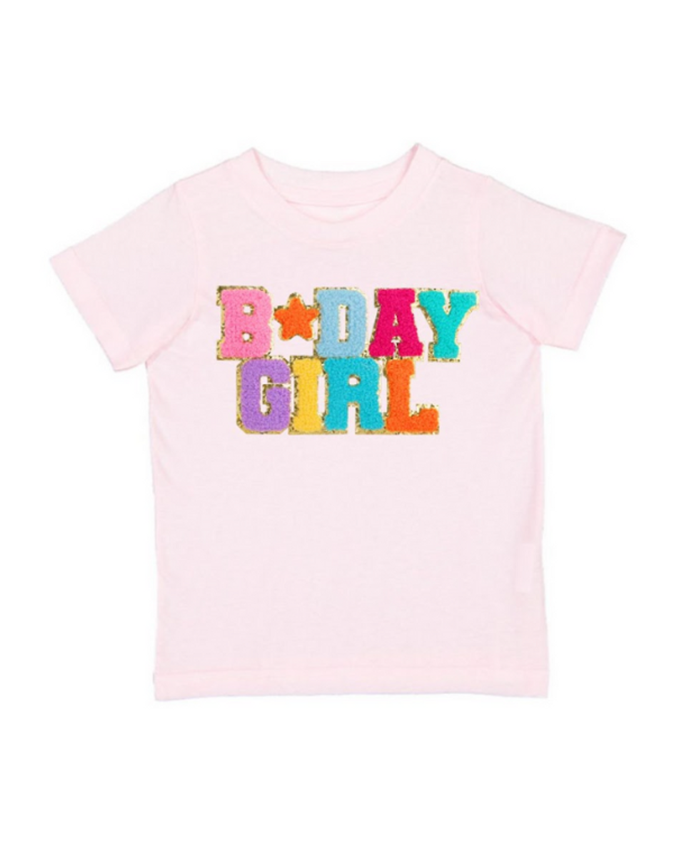 Birthday Girl Patch T-Shirt Birthday Girl Patch T-Shirt