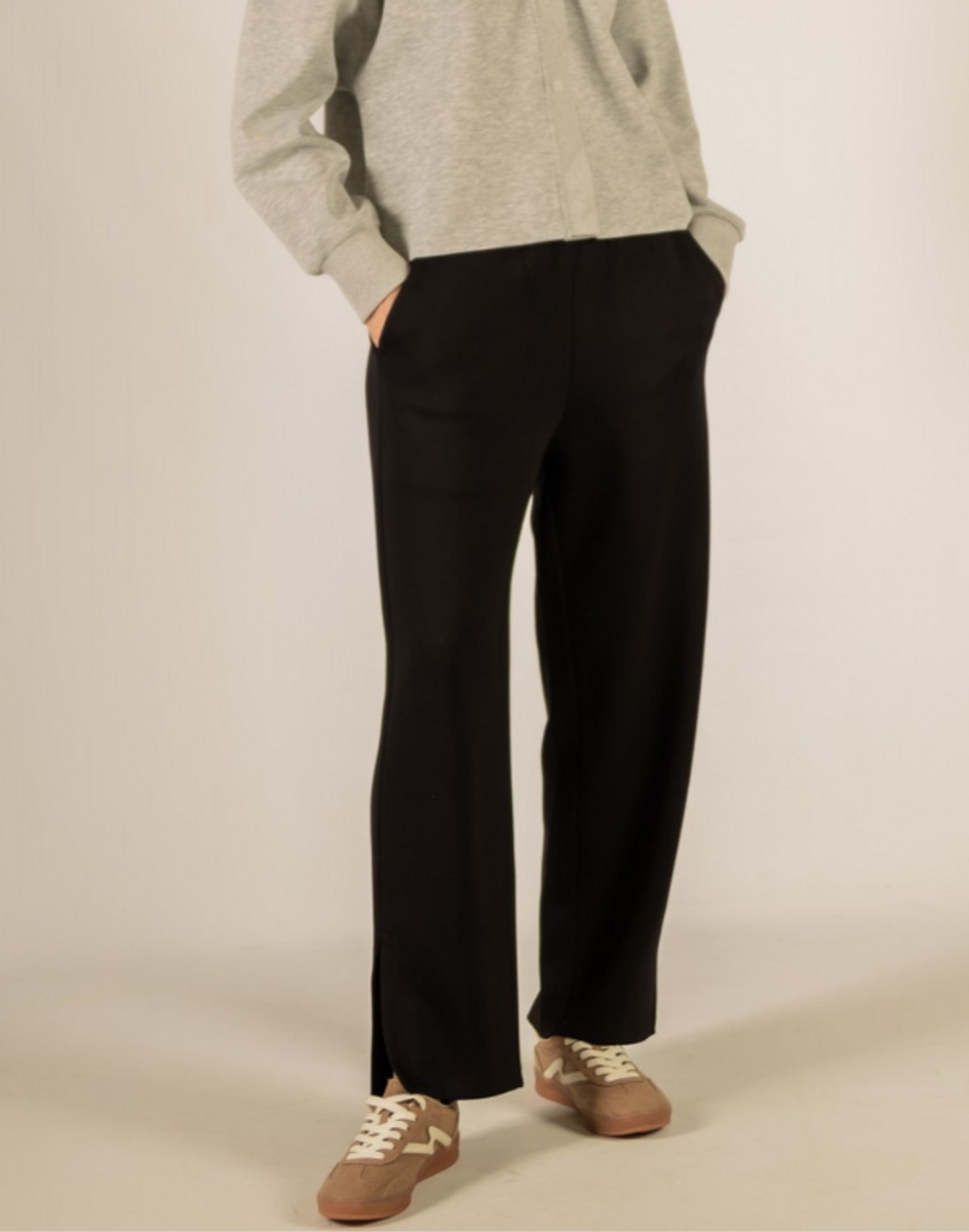 Butter Modal Wide Leg Pants - Black Butter Modal Wide Leg Pants - Black