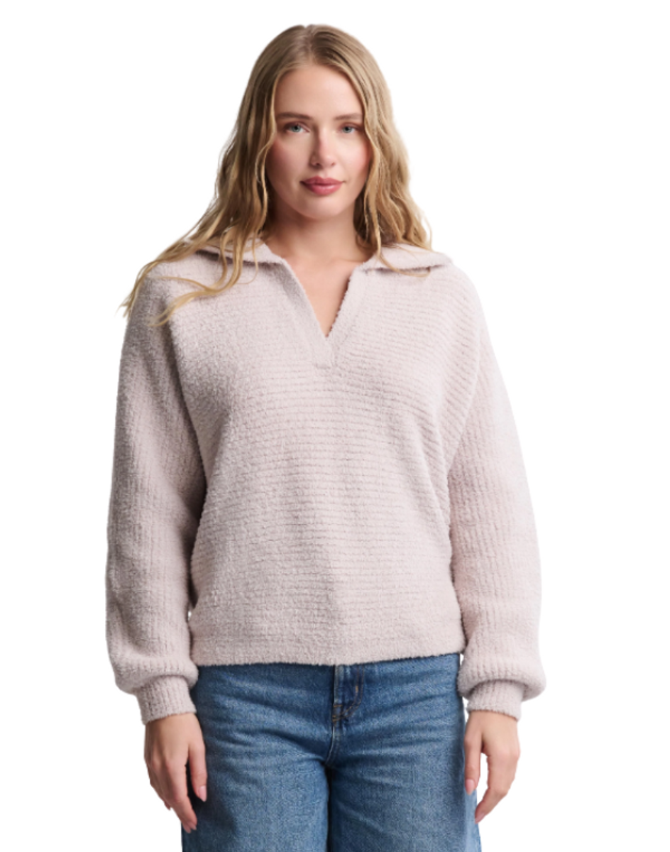 Barefoot Dreams Stone Cozychic Dolman Sleeve Pullover
