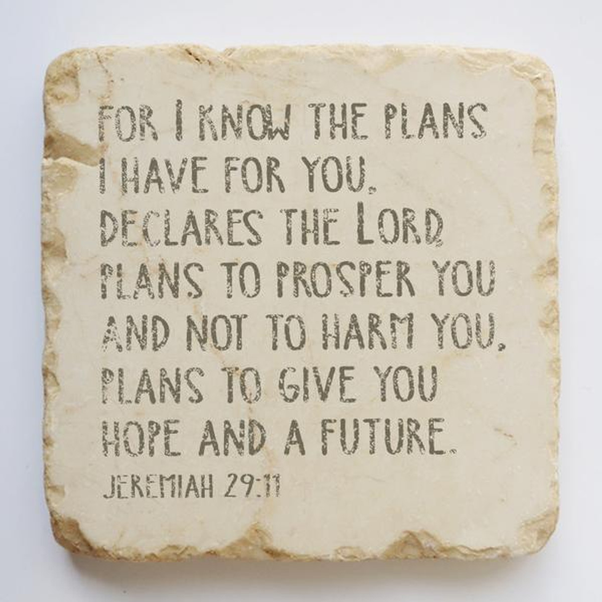 Jeremiah 29:11 Stone Block Jeremiah 29:11 Stone Block