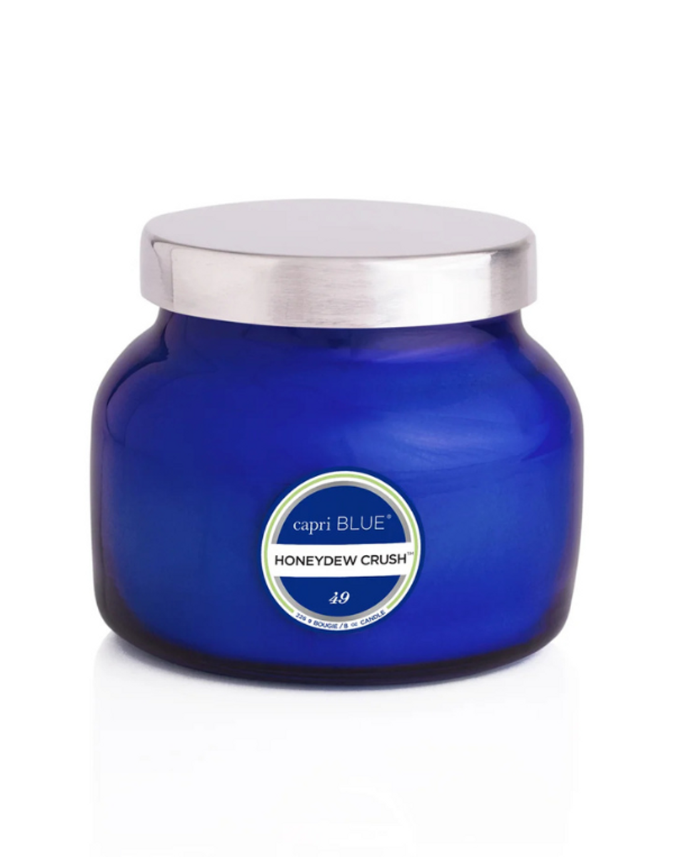 Capri Blue Volcano 8 oz Petite Blue Jar Candle Capri Blue Volcano 8 oz Petite Blue Jar Candle