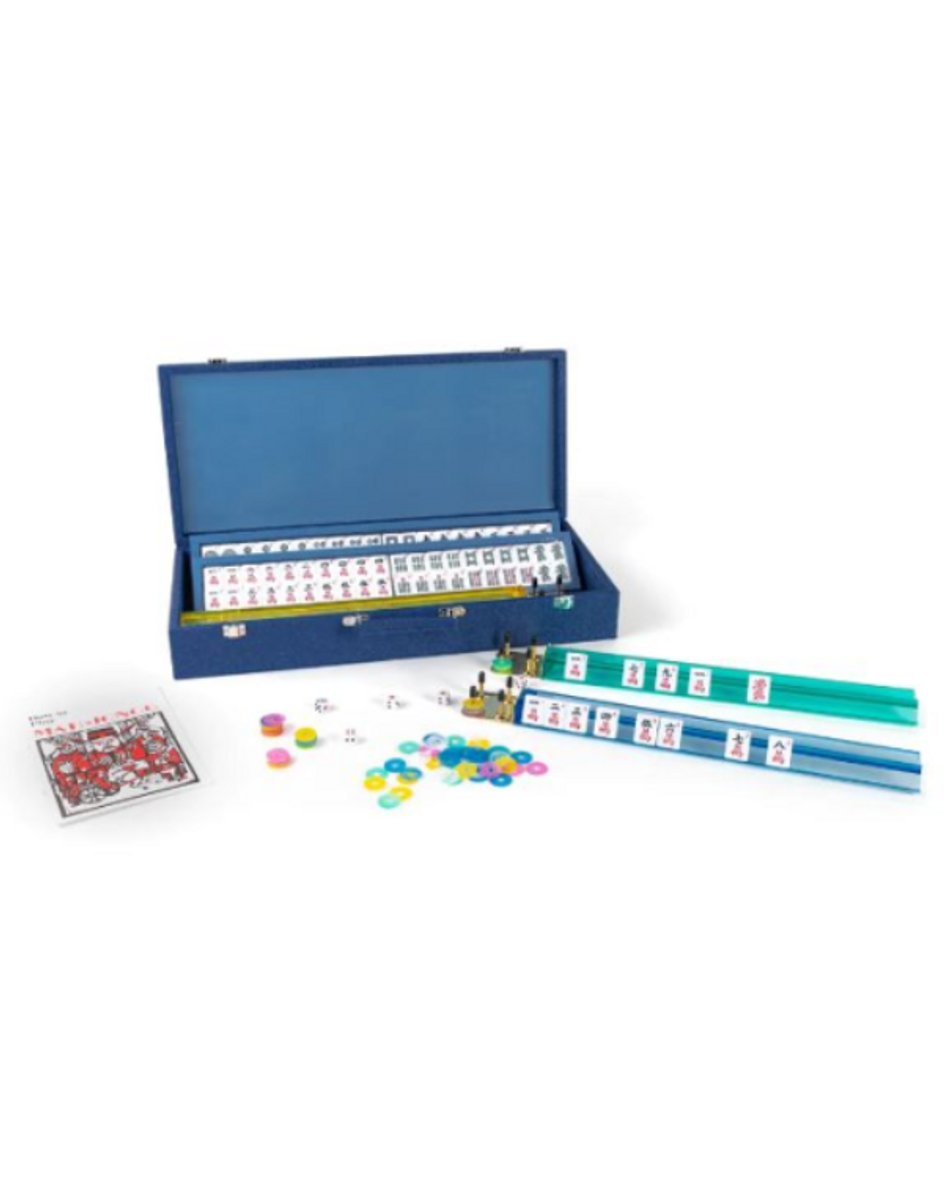 Onyx Mahjong Set - Blue Onyx Mahjong Set - Blue