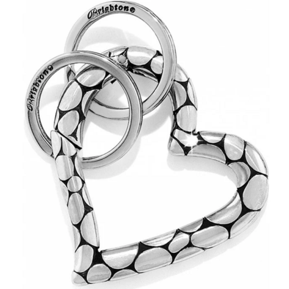 Brighton Pebble Heart Valet Key Fob Brighton Pebble Heart Valet Key Fob