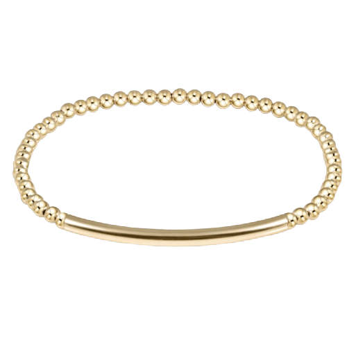 eNewton Bliss Bar Smooth Bead Bracelet