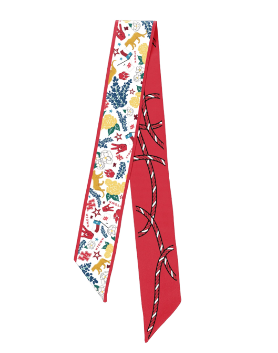 Saturday Silks Houston Cougars Twilly Scarf