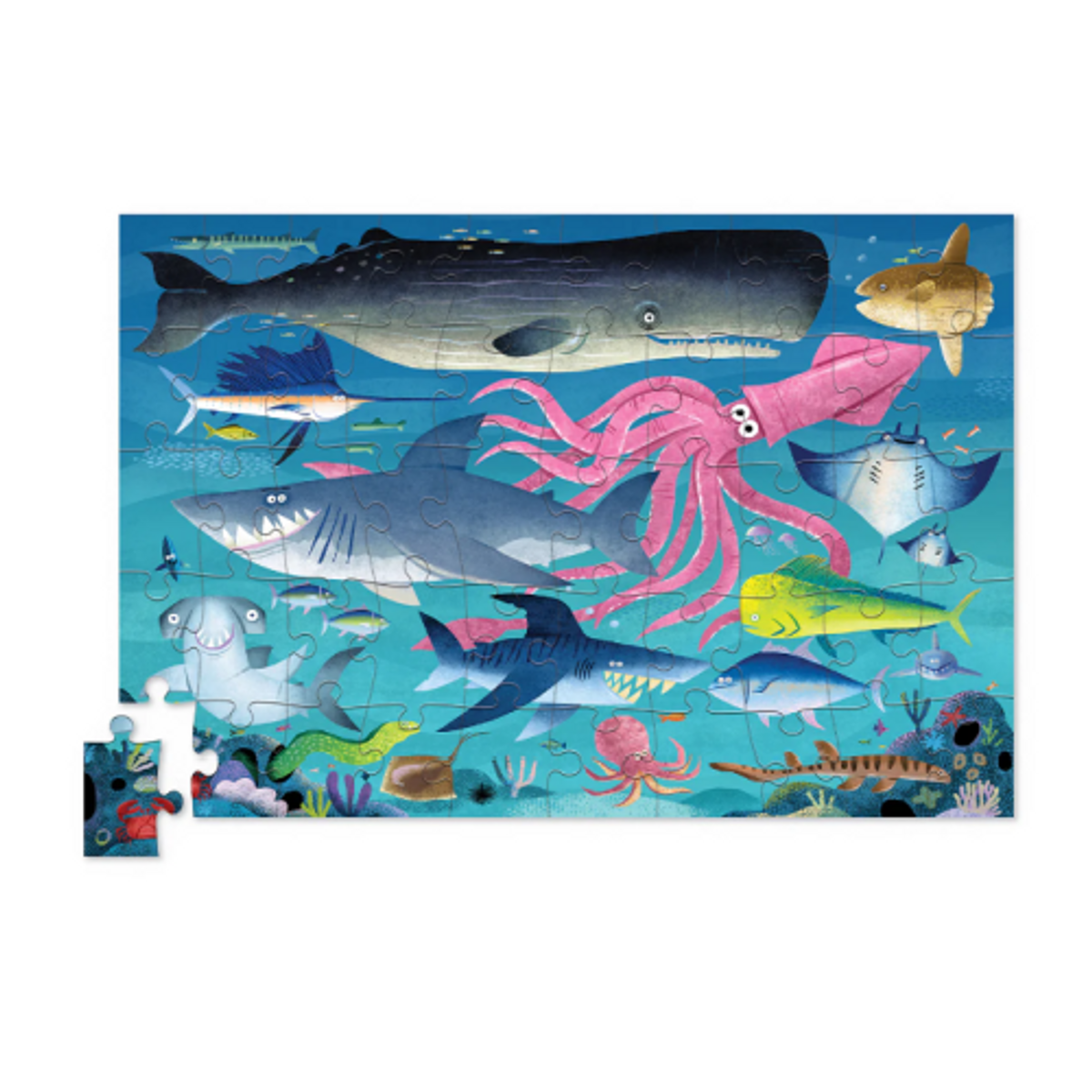 SHARK REEF 50-PIECE PUZZLE SHARK REEF 50-PIECE PUZZLE