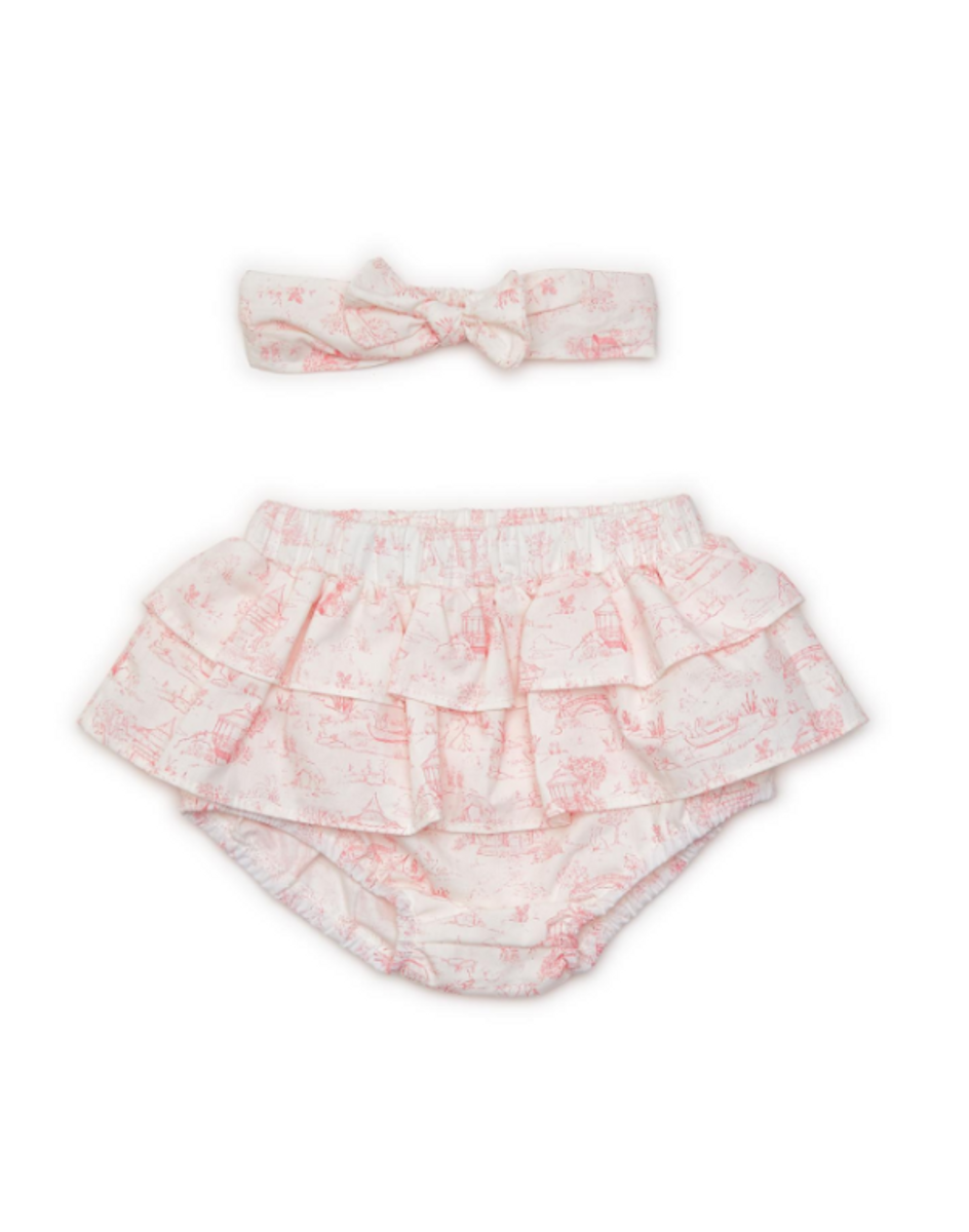Ruffled Diaper Cover and Headband Set Ruffled Diaper Cover and Headband Set