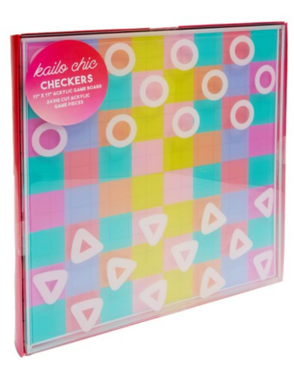 Kailo Acrylic Checkers Game Kailo Acrylic Checkers Game