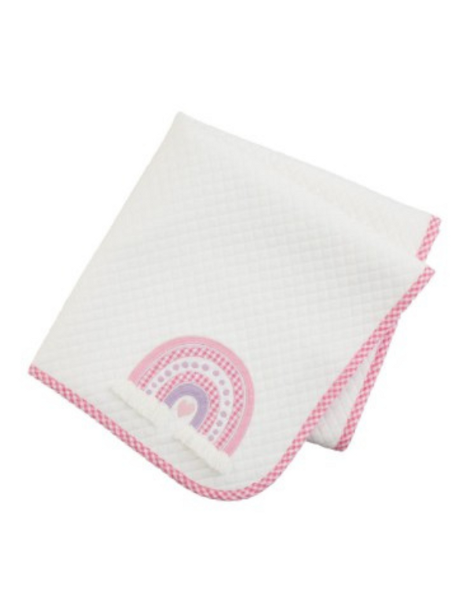 Rainbow Quilted Blanket Rainbow Quilted Blanket