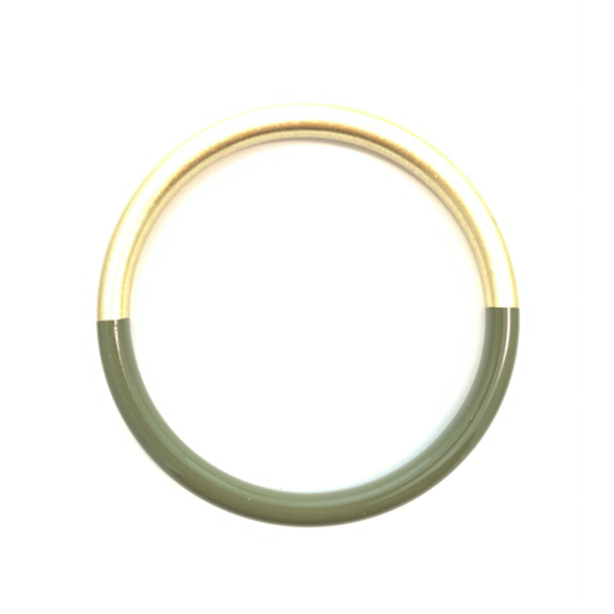 ACCESSORY JANE ARMY GREEN BANGLE