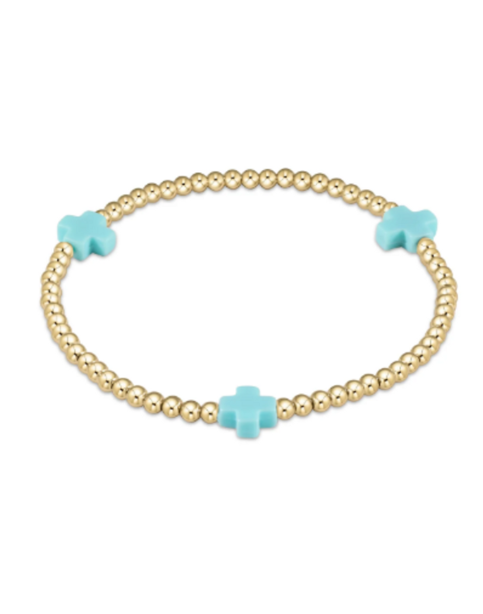 enewton egirl Signature Cross Pattern Bracelet--Mint enewton egirl Signature Cross Pattern Bracelet--Mint
