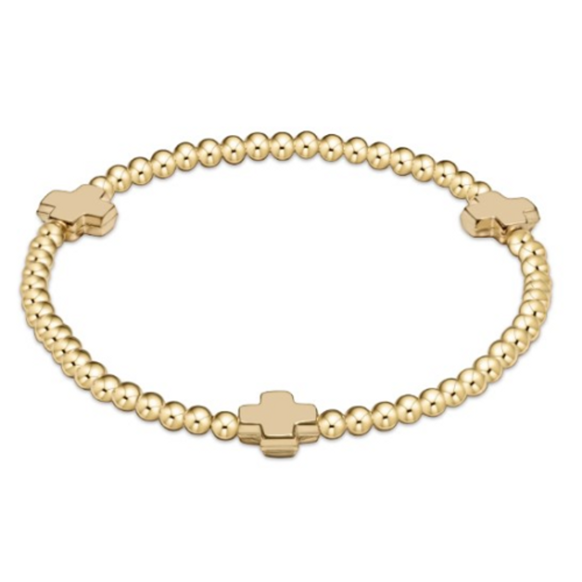 Enewton Signature Cross Bracelet Gold Enewton Signature Cross Bracelet Gold