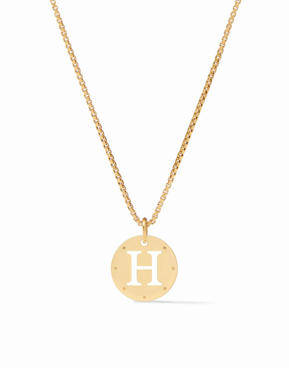 Julie Vos Monogram Delicate Necklace - H Julie Vos Monogram Delicate Necklace - H