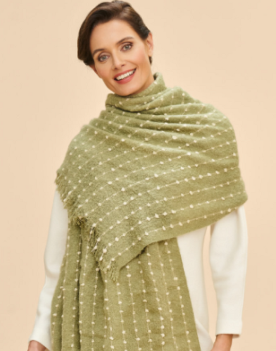 Dakota Cosy Scarf in Sage Dakota Cosy Scarf in Sage