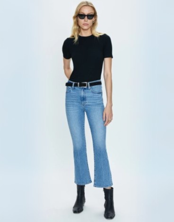 Pistola Derby Lennon High Rise Crop Boot Jeans